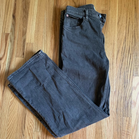 Dark brown Abercrombie high rise 90s relaxed jean - Picture 3 of 7